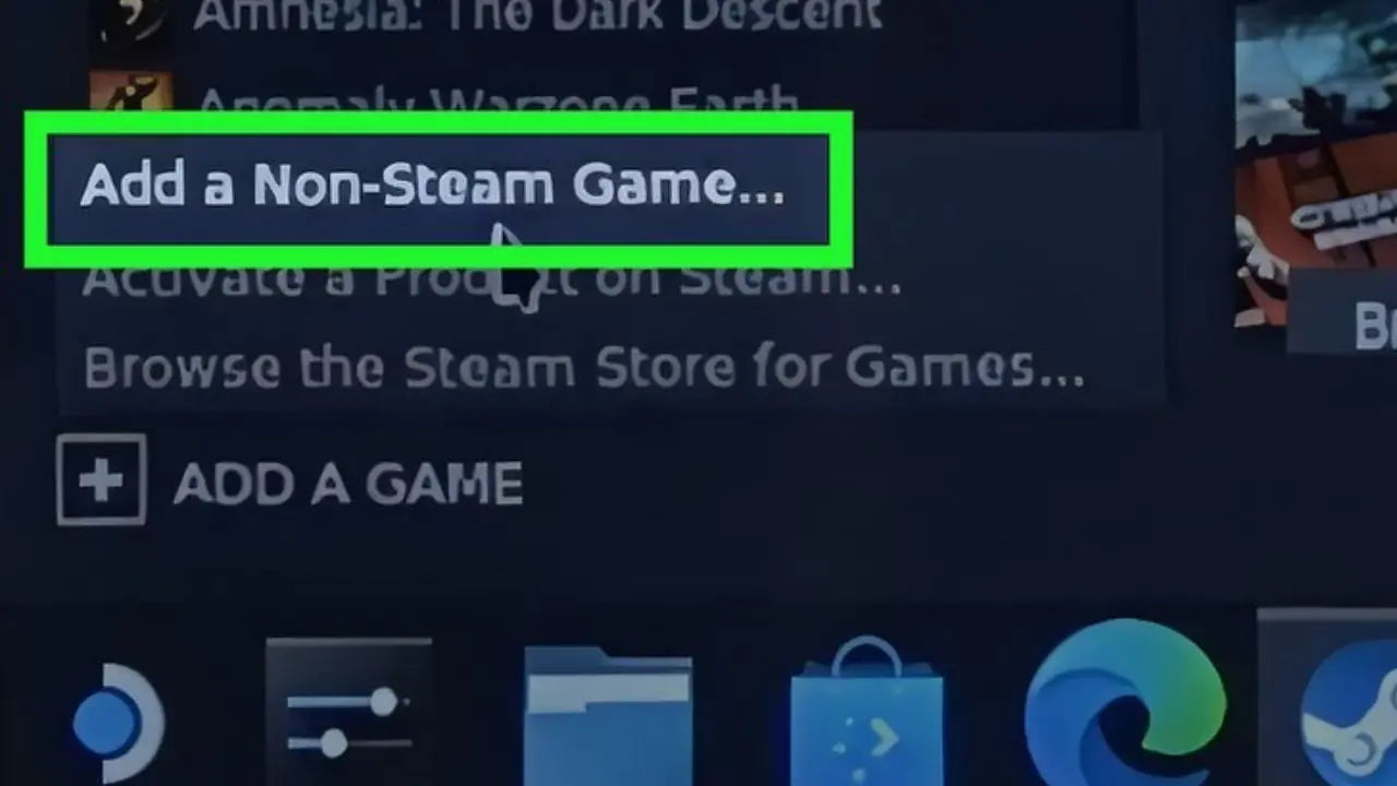 Add a Non-Steam Game