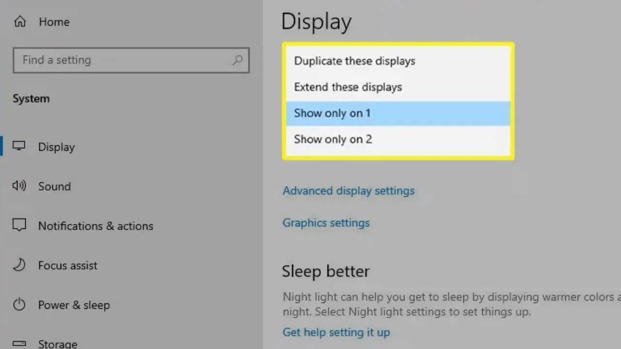 Duplicate these displays