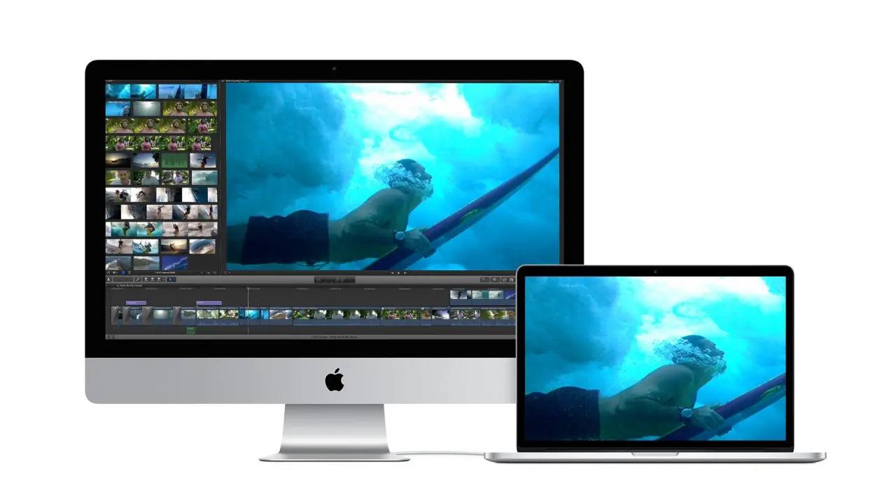 Usar meu MacBook como monitor secundário para iMac com o Modo de Exibição de Destino