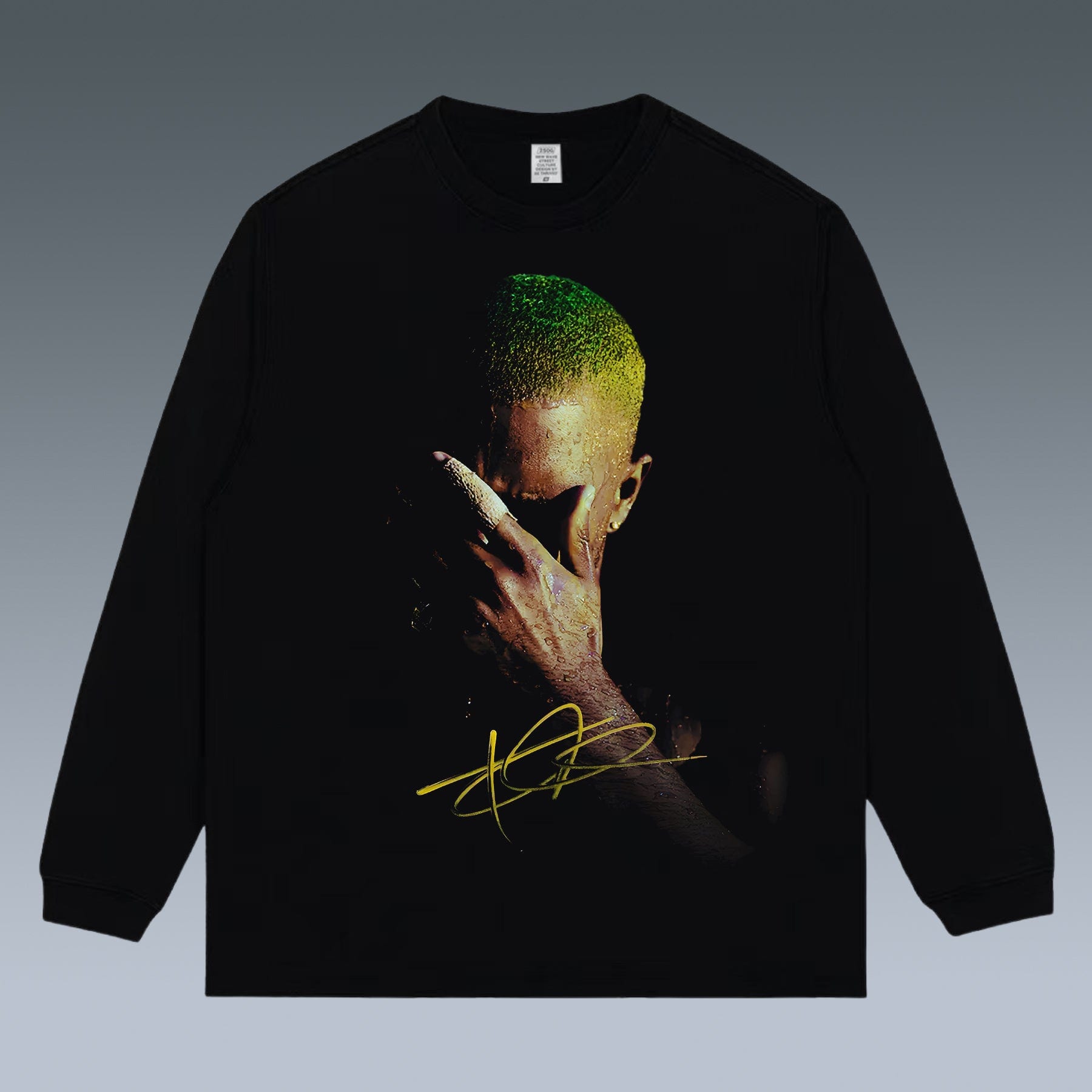 GRAPHIC LONG SLEEVE TEE - FRANK OCEAN - STREETWEAR