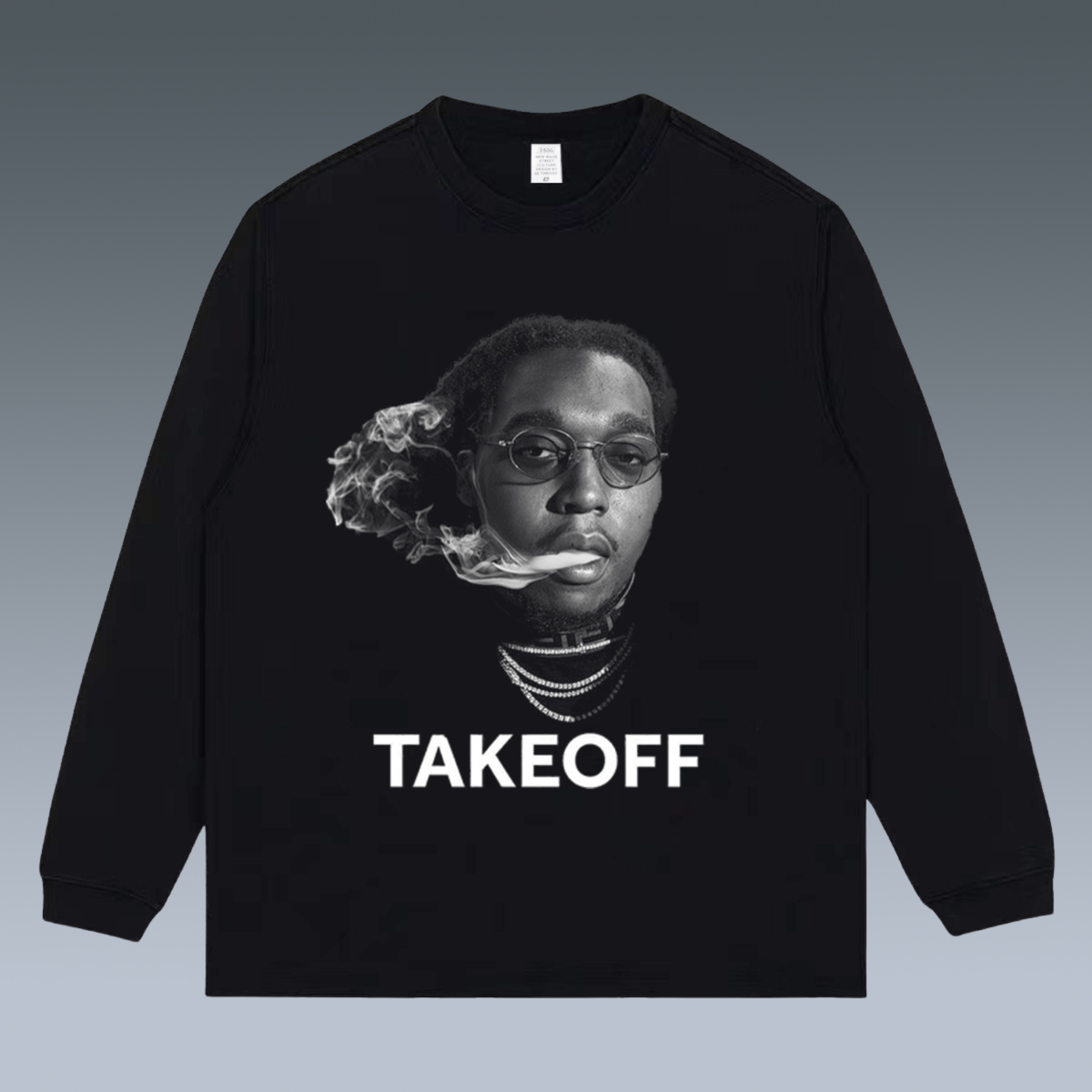 GRAPHIC LONG SLEEVE TEE - TAKEOFF - STREETWEAR