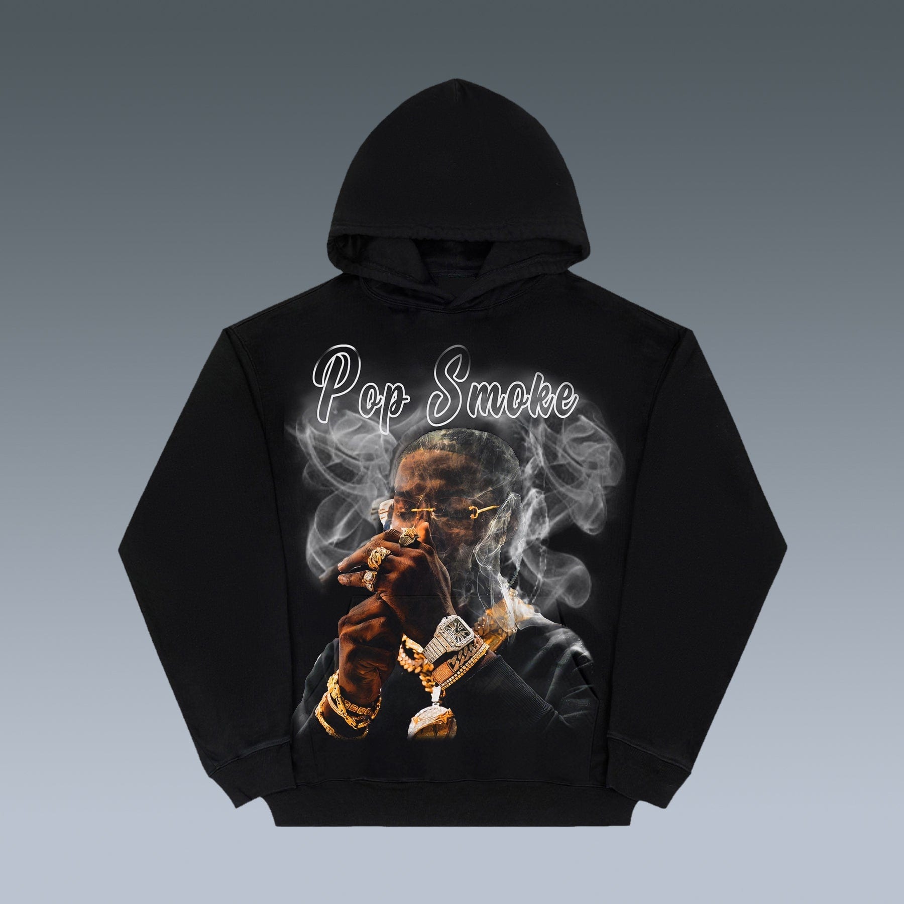 GRAPHIC HOODIES - POP SMOKE - STREETWEAR