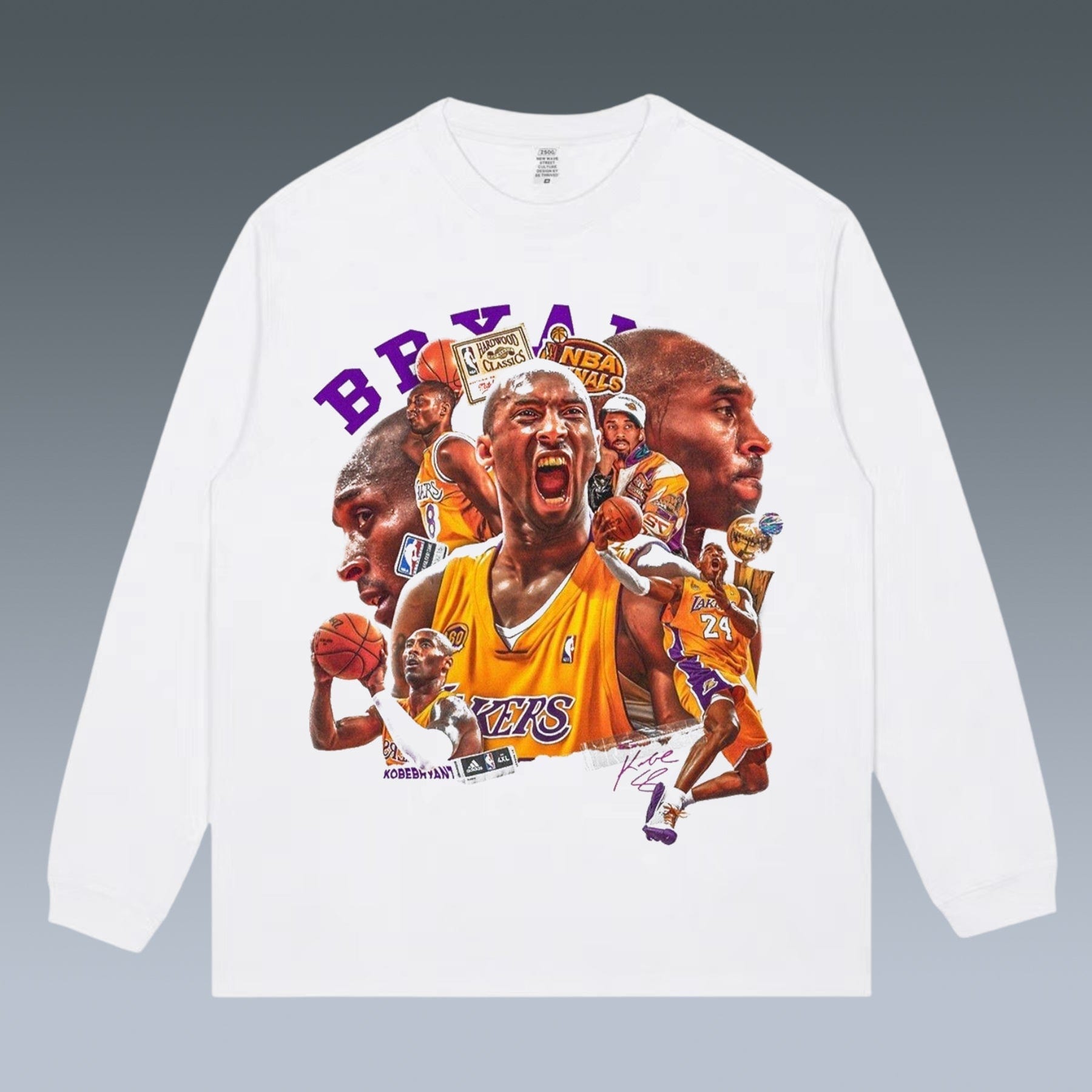 GRAPHIC LONG SLEEVE TEE - KOBE - STREETWEAR