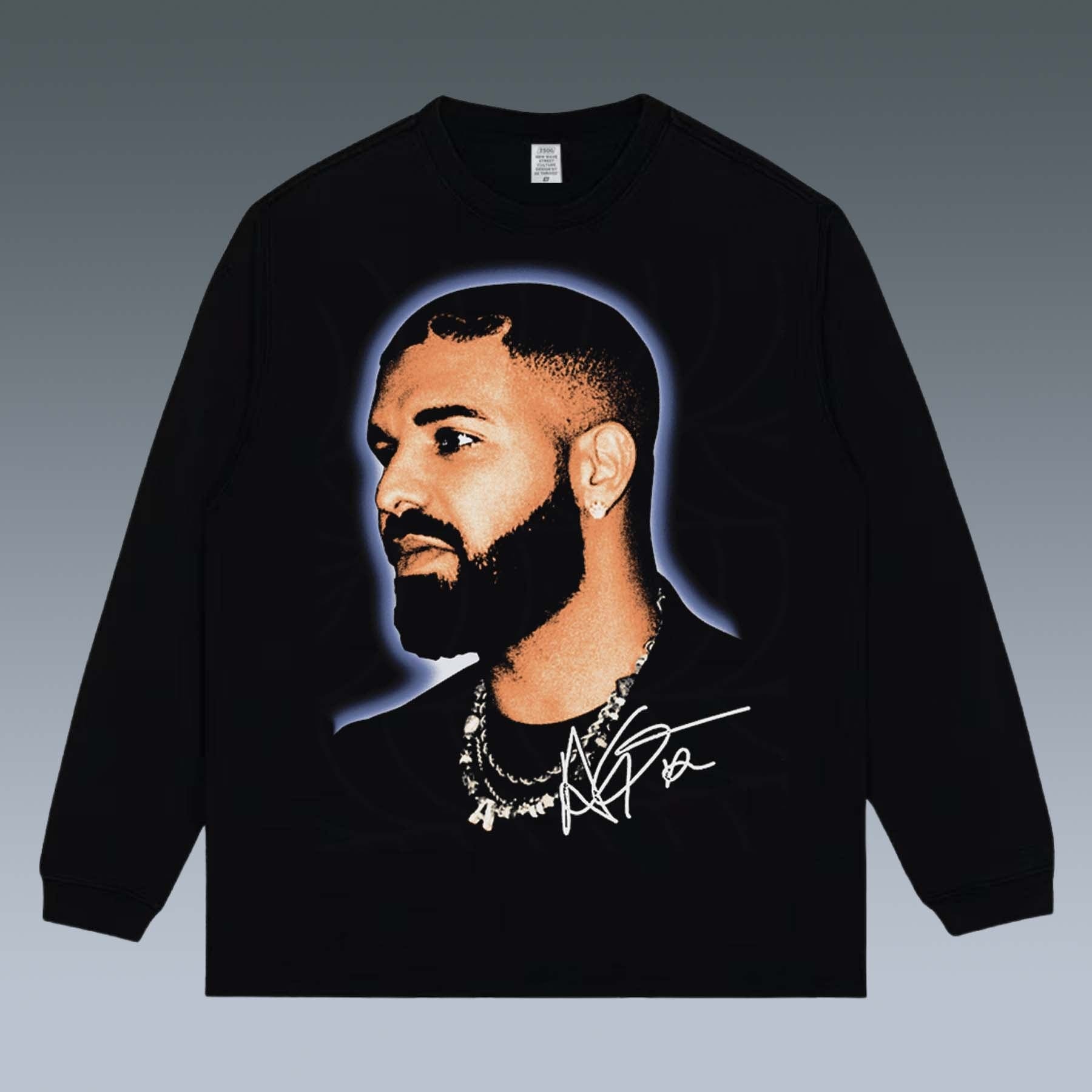 GRAPHIC LONG SLEEVE TEE - DRAKE - STREETWEAR