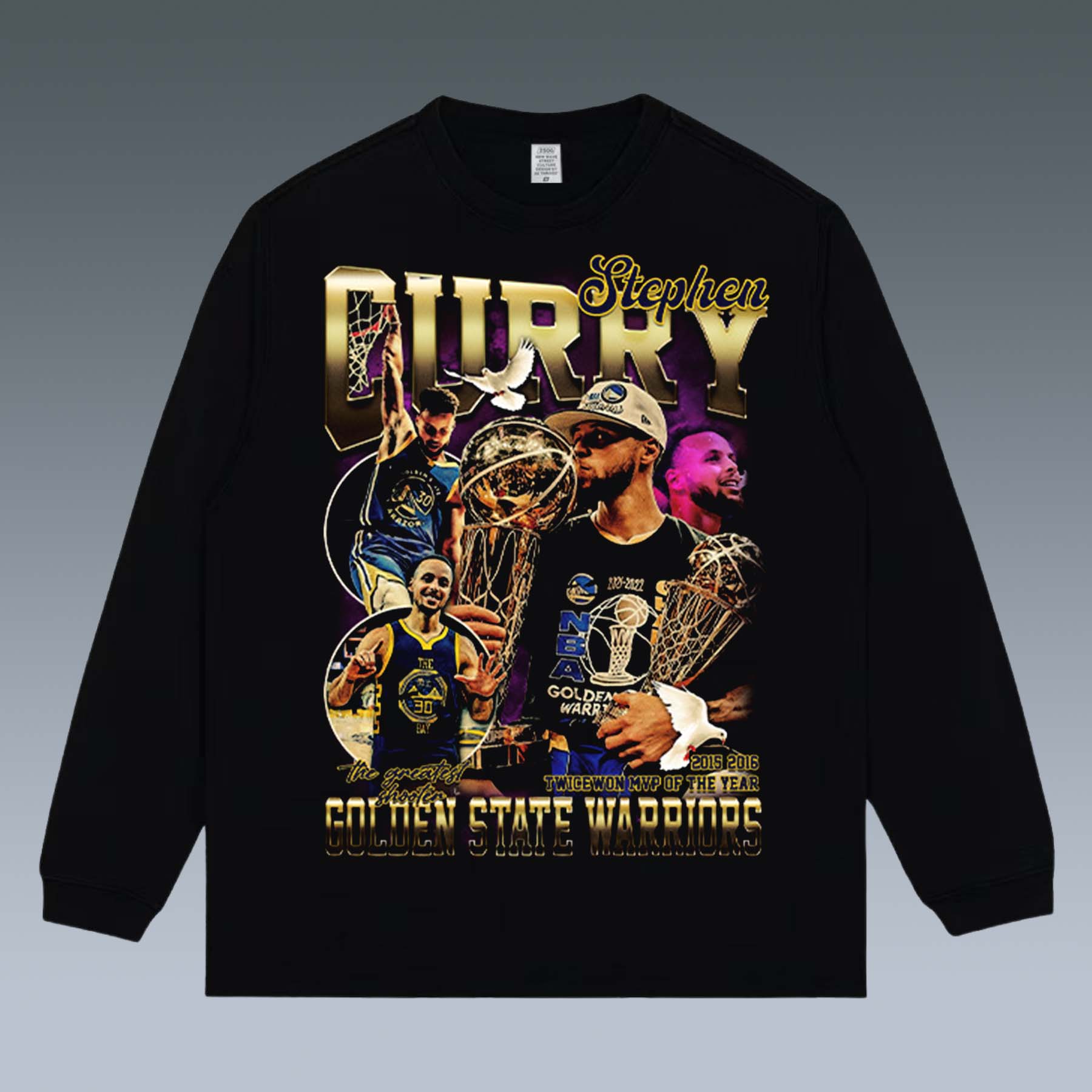 GRAPHIC LONG SLEEVE TEE - STEPHEN CURRY - STREETWEAR