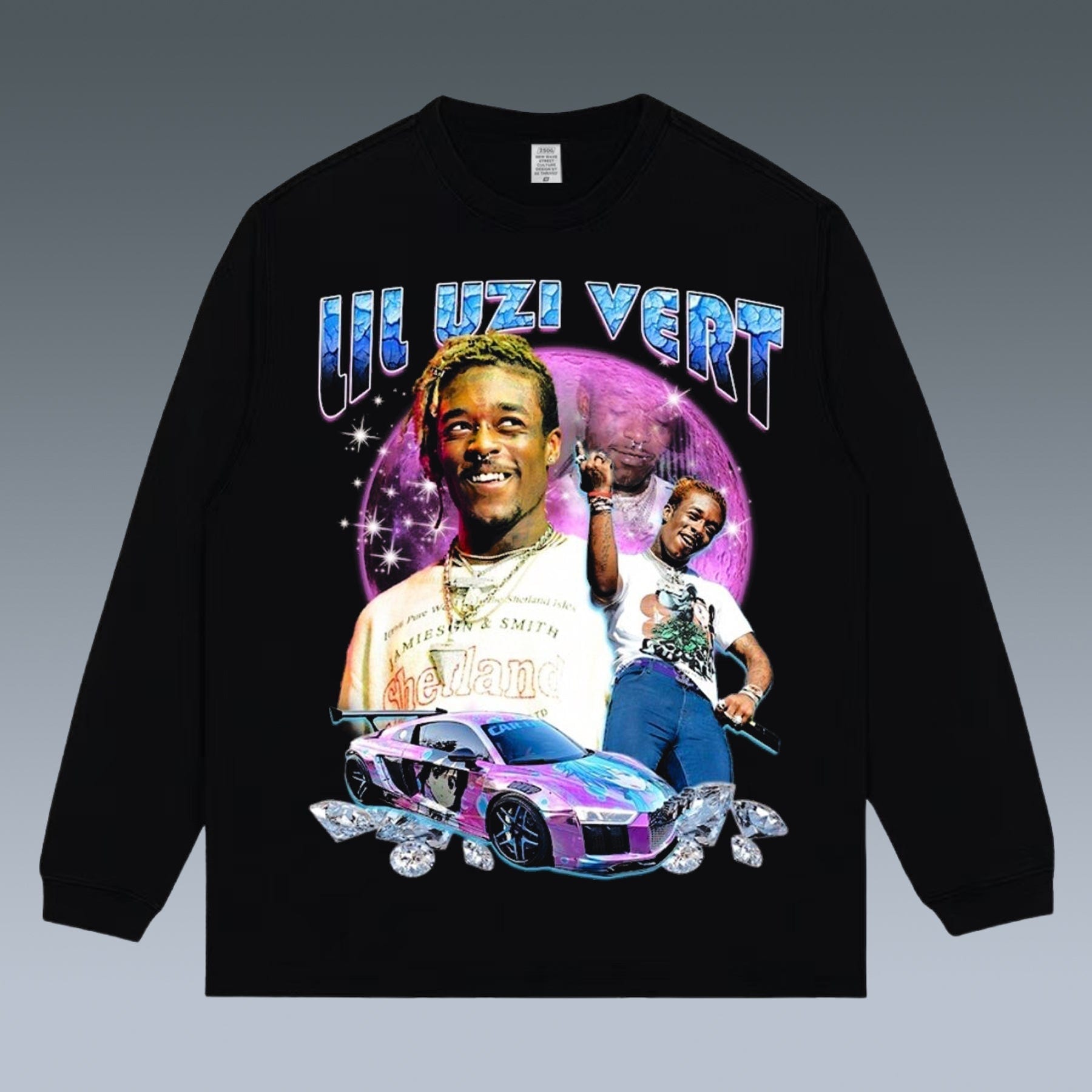 GRAPHIC LONG SLEEVE TEE - LIL UZI - STREETWEAR