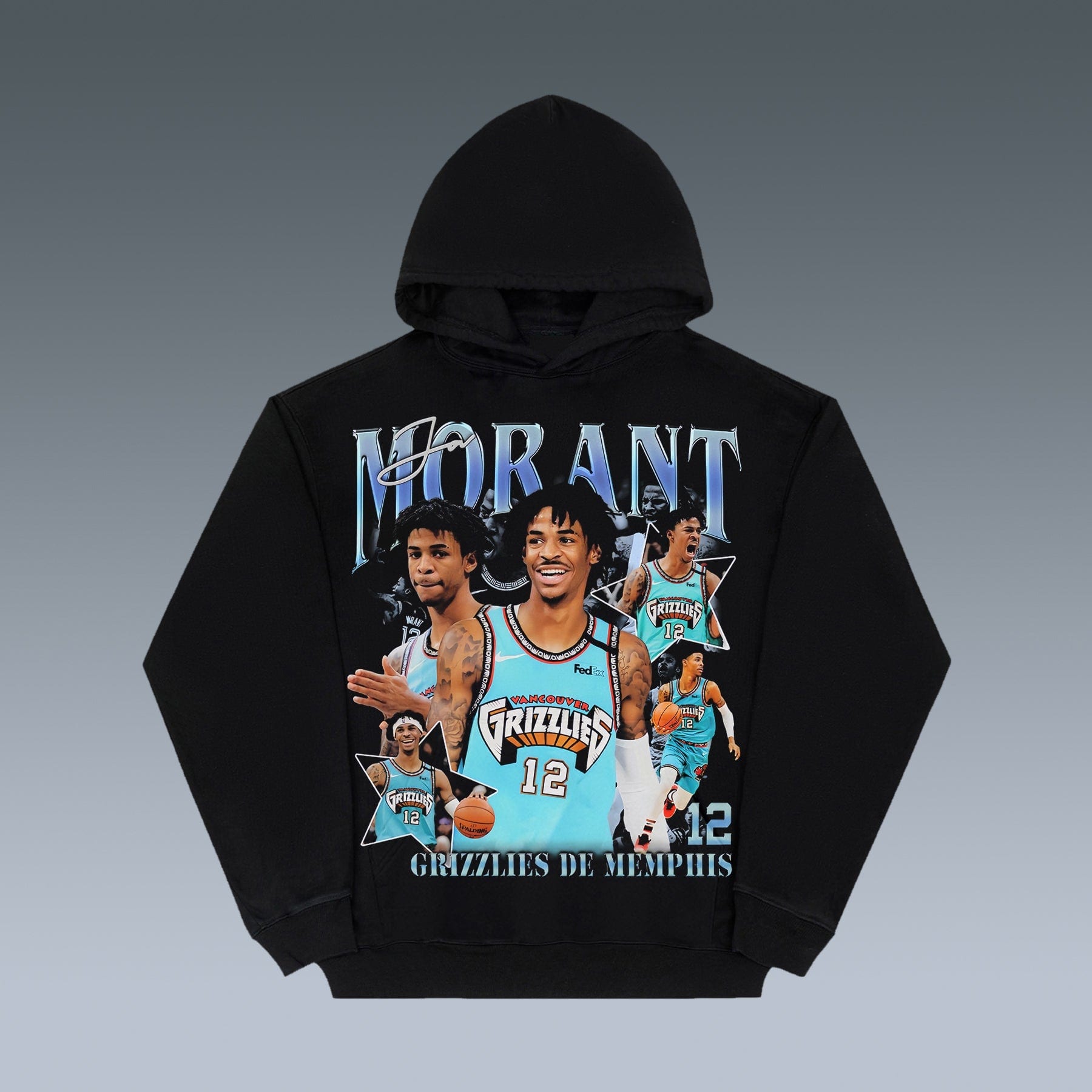 GRAPHIC HOODIES - JA MORANT - STREETWEAR