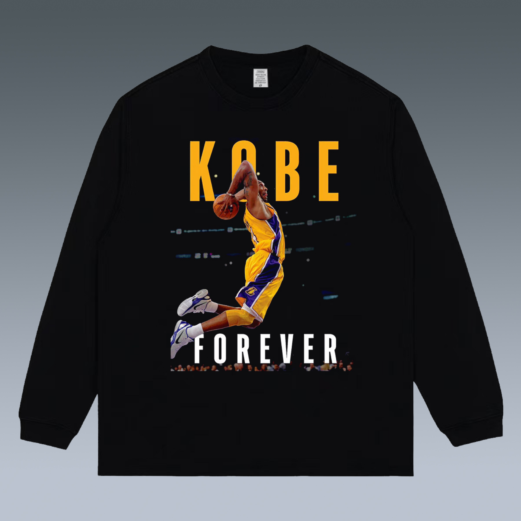 GRAPHIC LONG SLEEVE TEE - KOBE - STREETWEAR