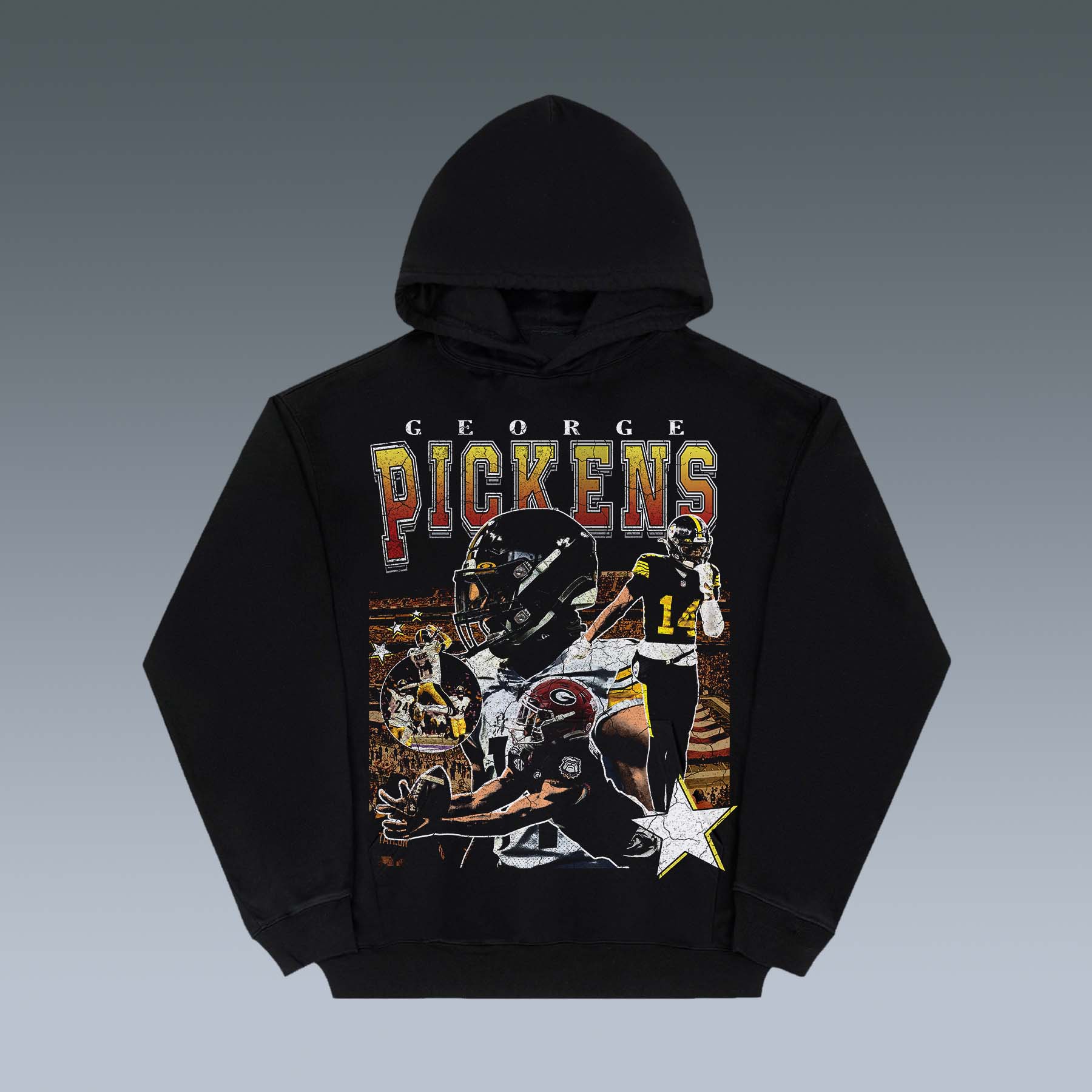 GRAPHIC HOODIES - GEORGE PICKENS - STREETWEAR