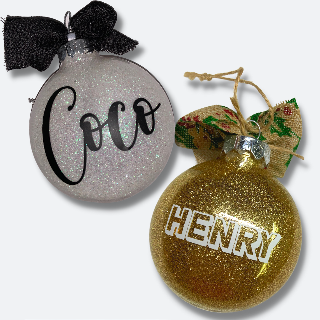 Cousin Crew 2022 | Personalized Glitterized Ornaments