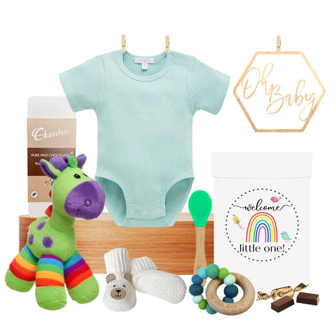 Bright Baby Green Hamper