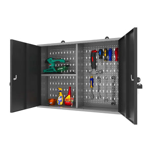 Metal Wall Hanging Garage Tool Cabinet - Grumpystools