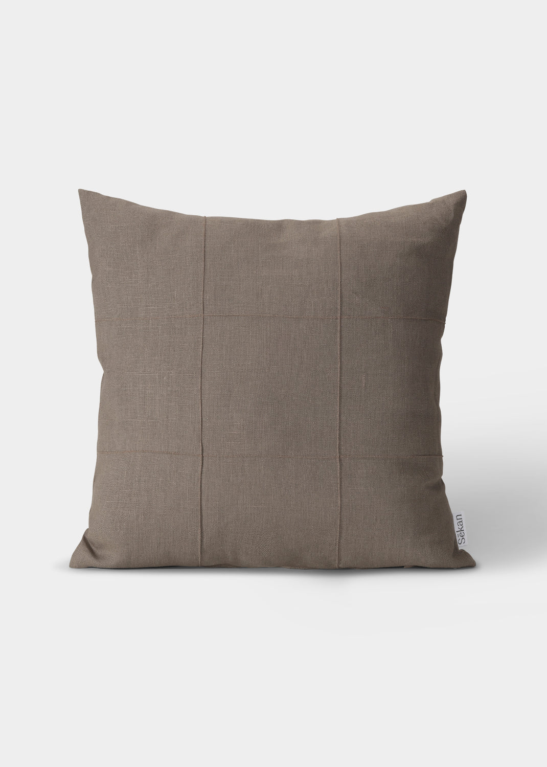 Billede af Hørpude - Taupe - 45x45