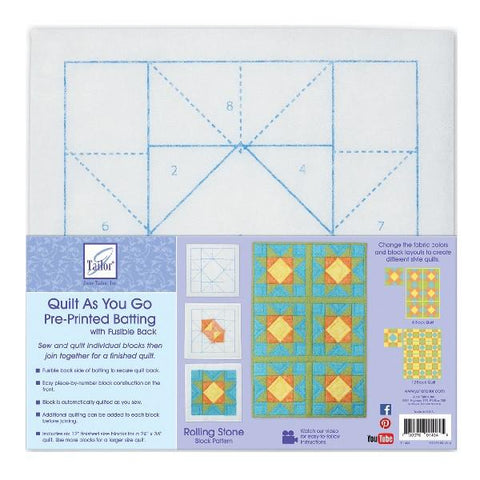 Batting, Printed Pet Placemat Quilt As You Go by June Tailor