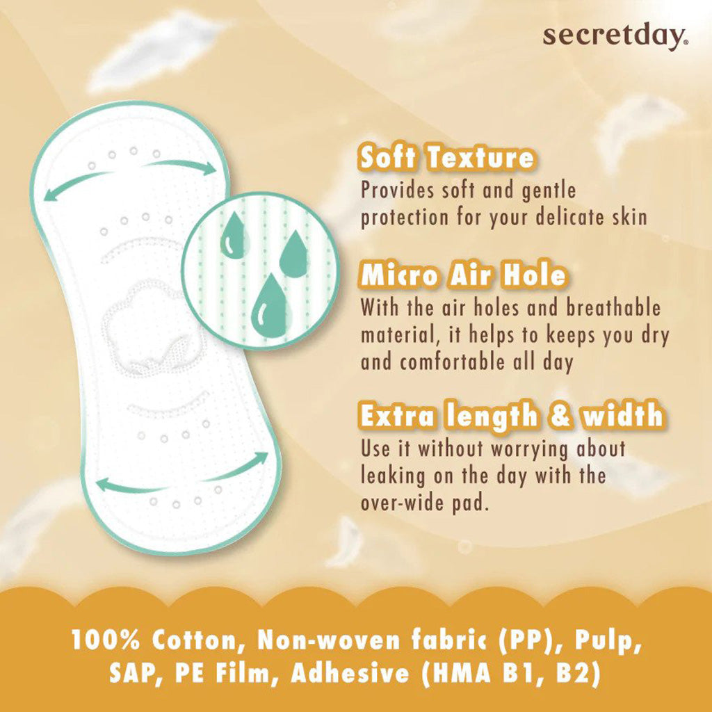 Secretday Liner Features