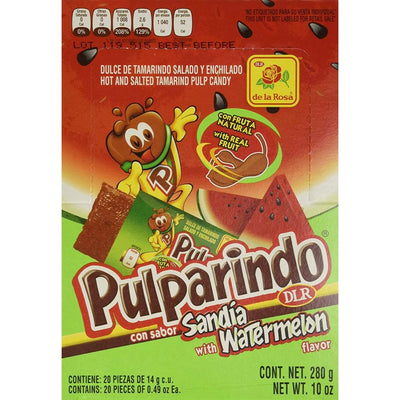 Pelon Mini Dulce Enchilado Sabor Tamarindo 36 ct