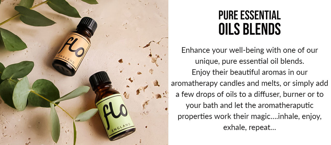 essential oil blends for diffusers - aromas by flo - altrincham market