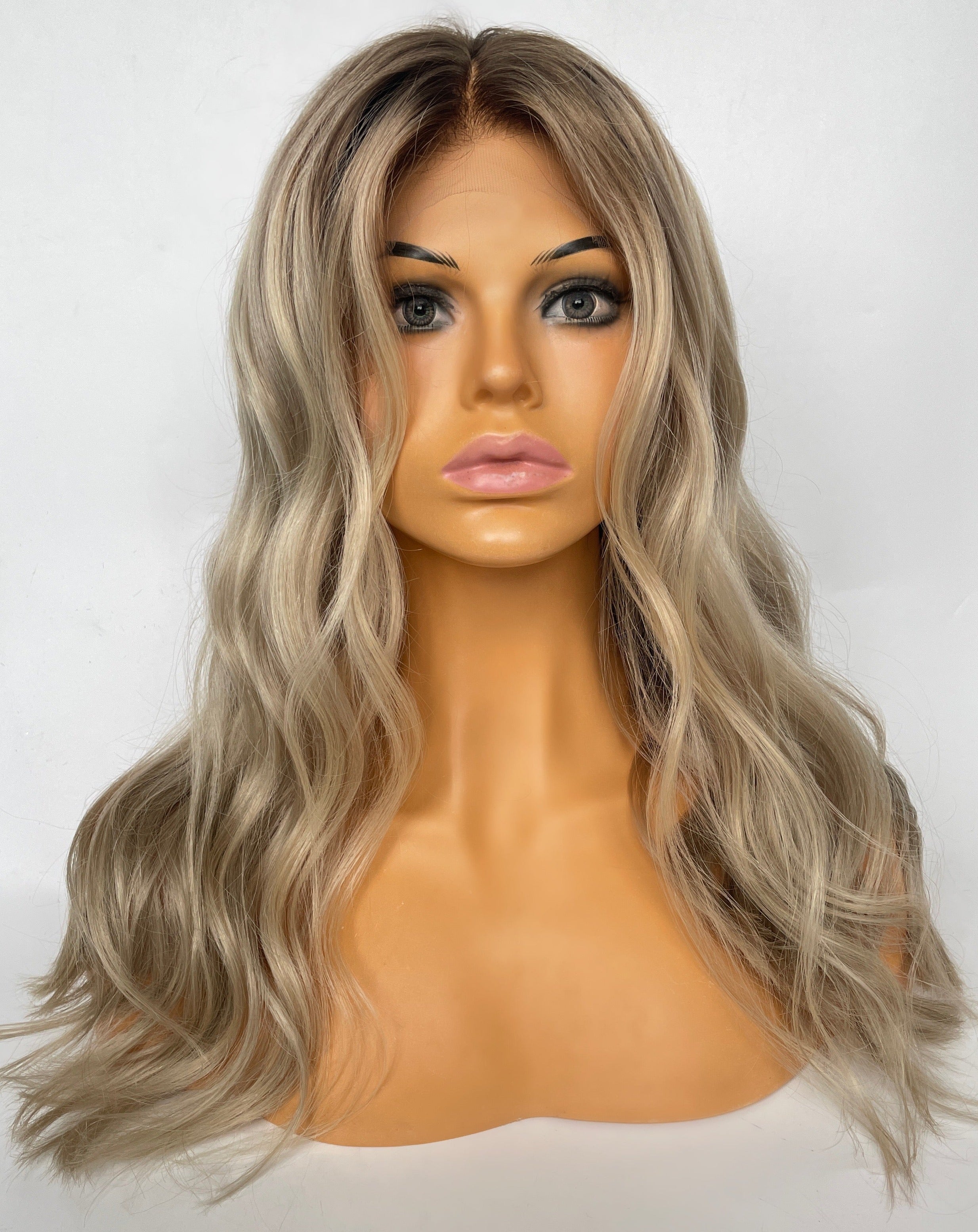 CARA - Platinum/Lightest ash blonde with light brown roots and platinu –  Fabulace beauty