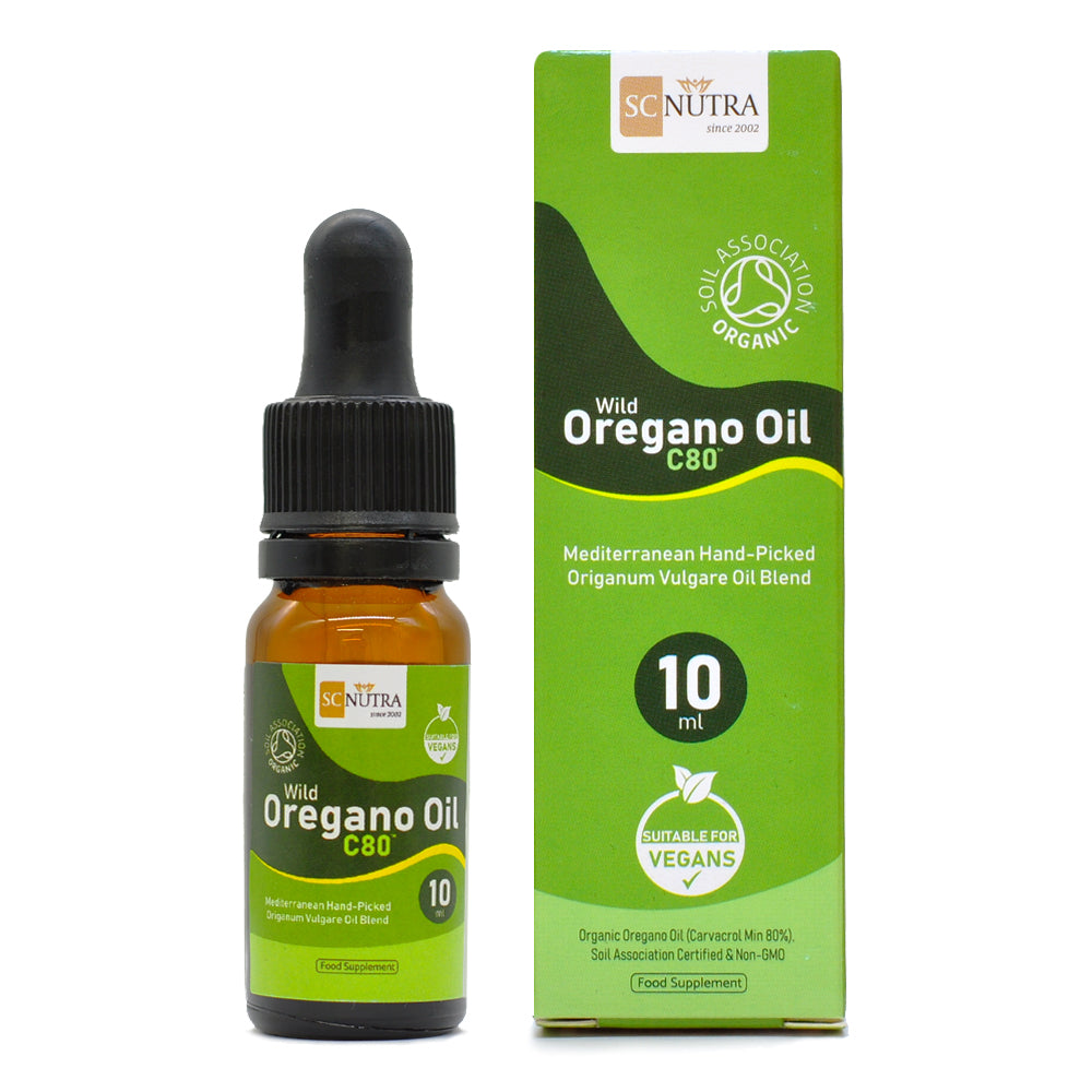 Organic Wild Oregano Oil C80 10ml - SC Nutra product image