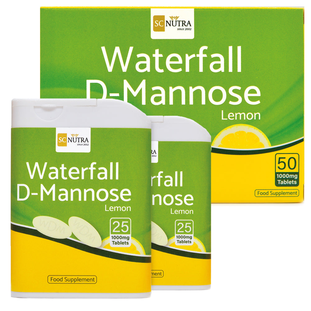 Image of Waterfall D-Mannose Lemon Chewable Tablets