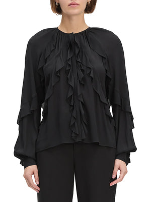 Black Because of You Top - Pell 1990