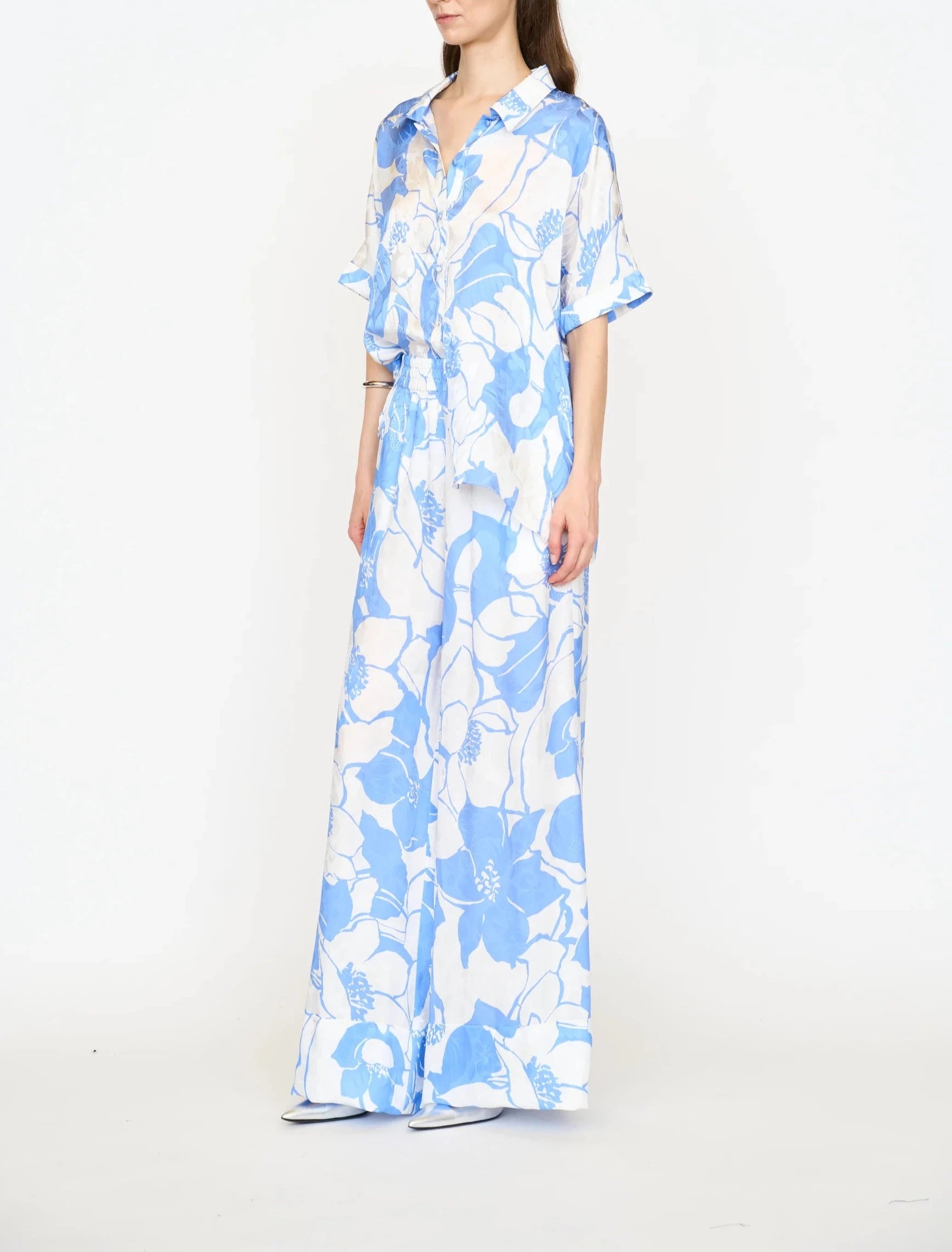 Blue Chelsea Floral Jade Pant