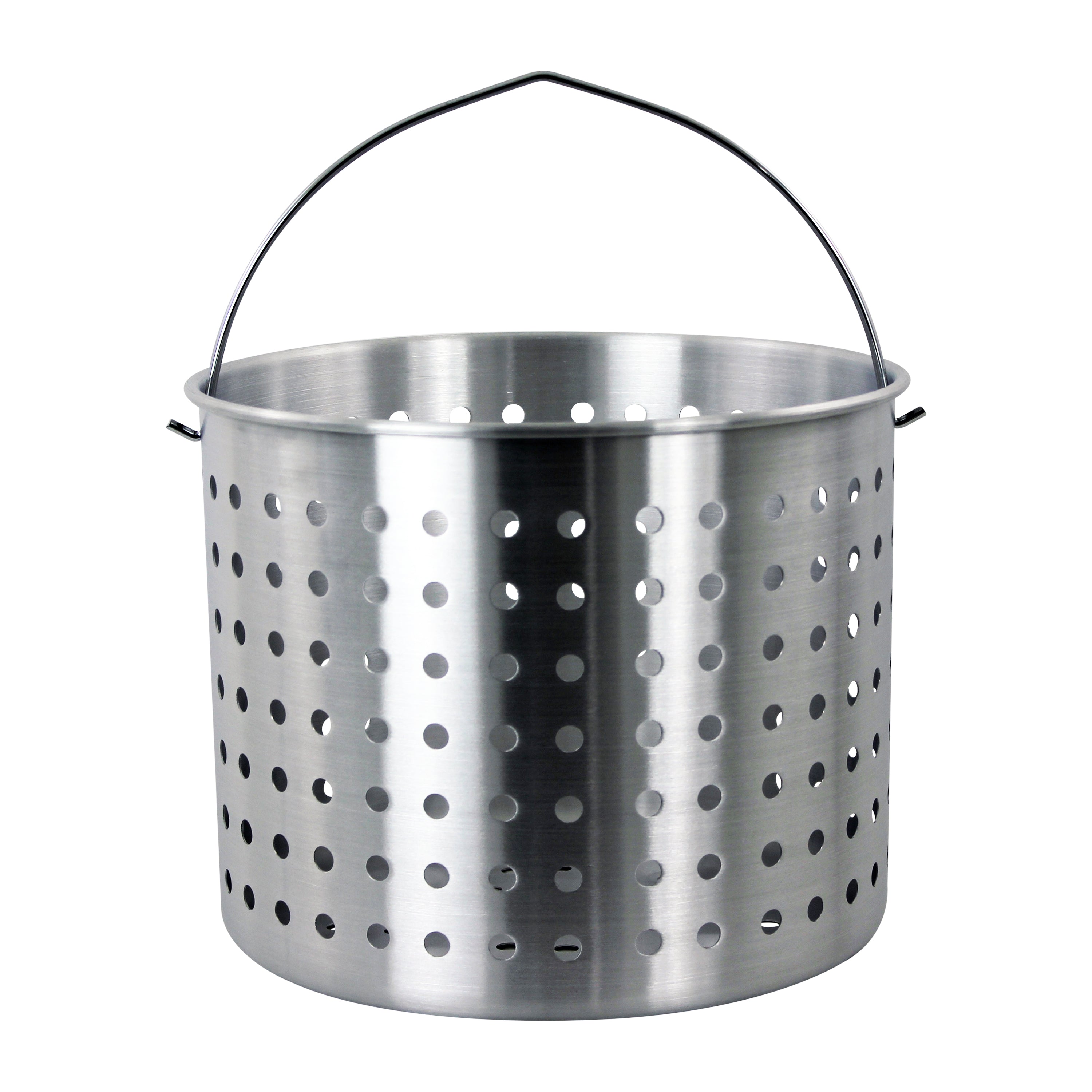 FBA12, Aluminum Stock Pot with Strainer Basket, 10.5 Quart