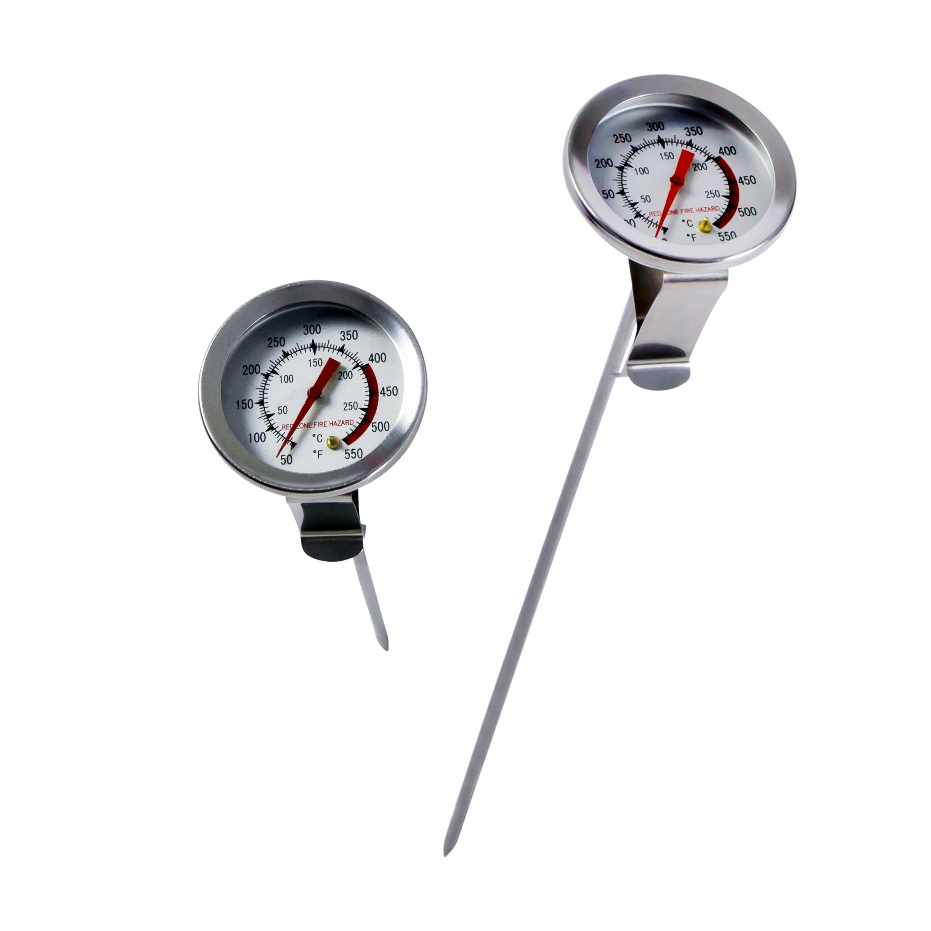 LOCO 12 in. Stainless Steel Digital Fry Thermometer LCDT12 - The