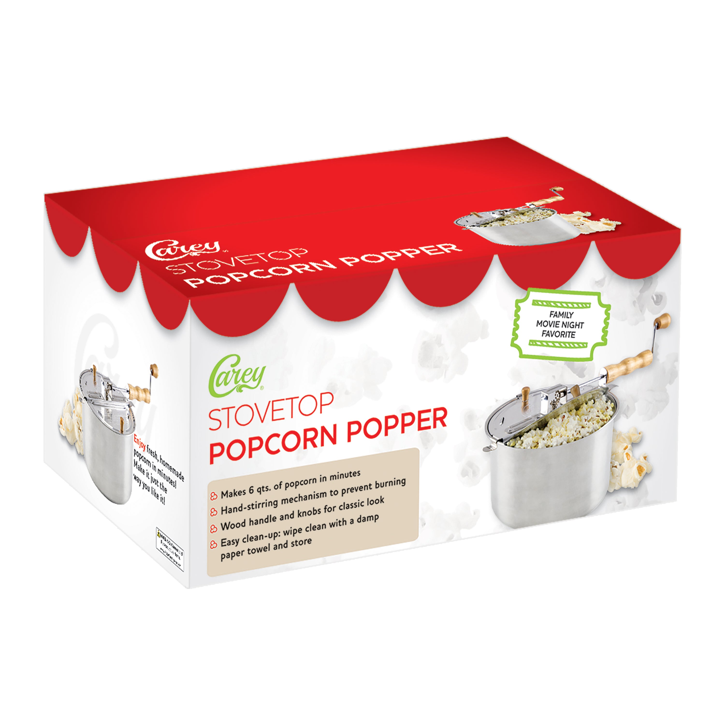 Hand-Crank Popcorn Popper