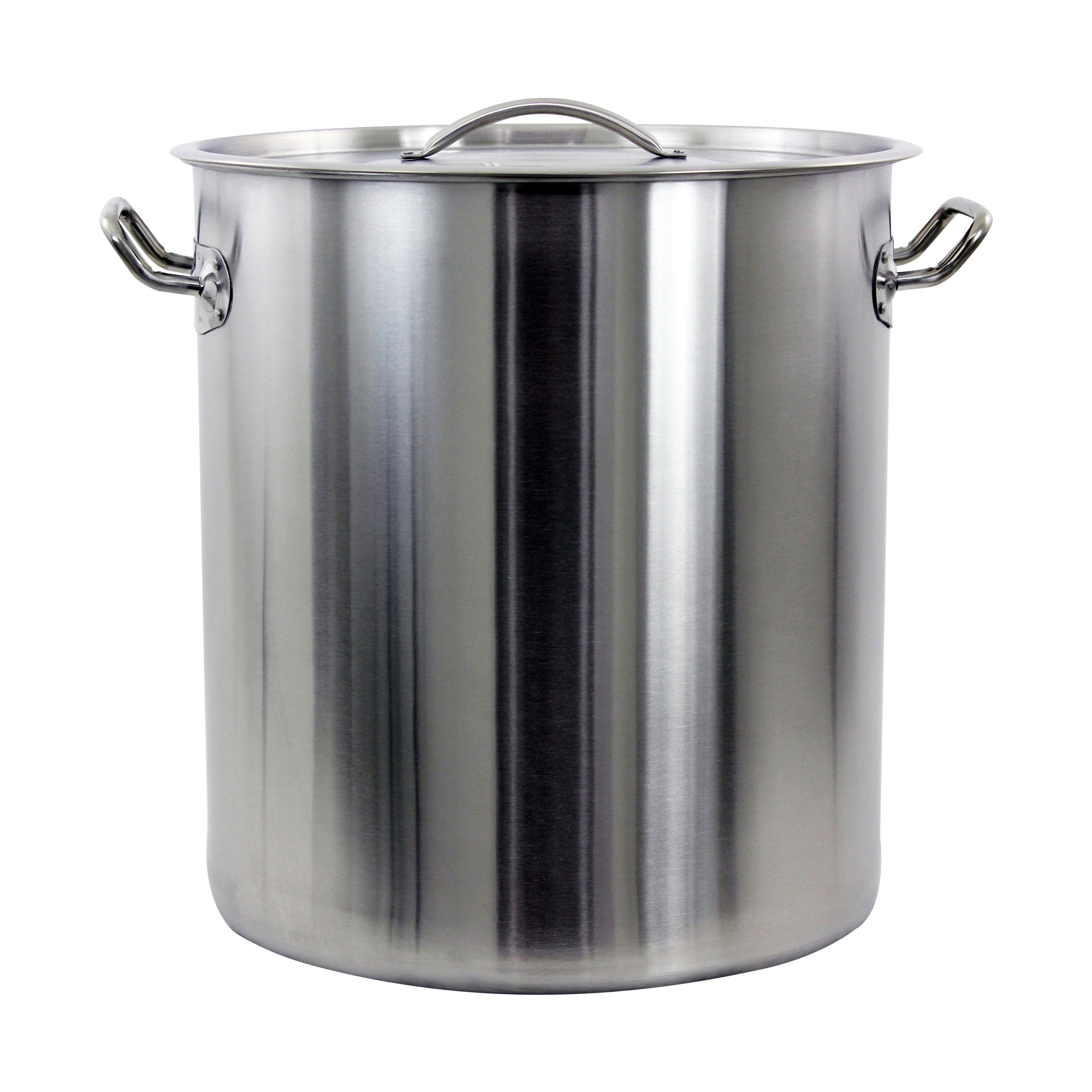 CHARD ASP42 Aluminum Stock Pot and Perforated Strainer Basket Set