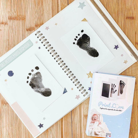 Kit d'empreintes magiques pour mains et pieds de bébé