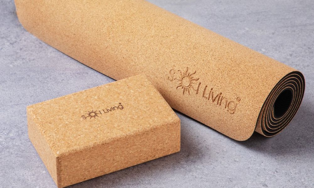 Cork Yoga Meditation Block Cork Yoga Mat