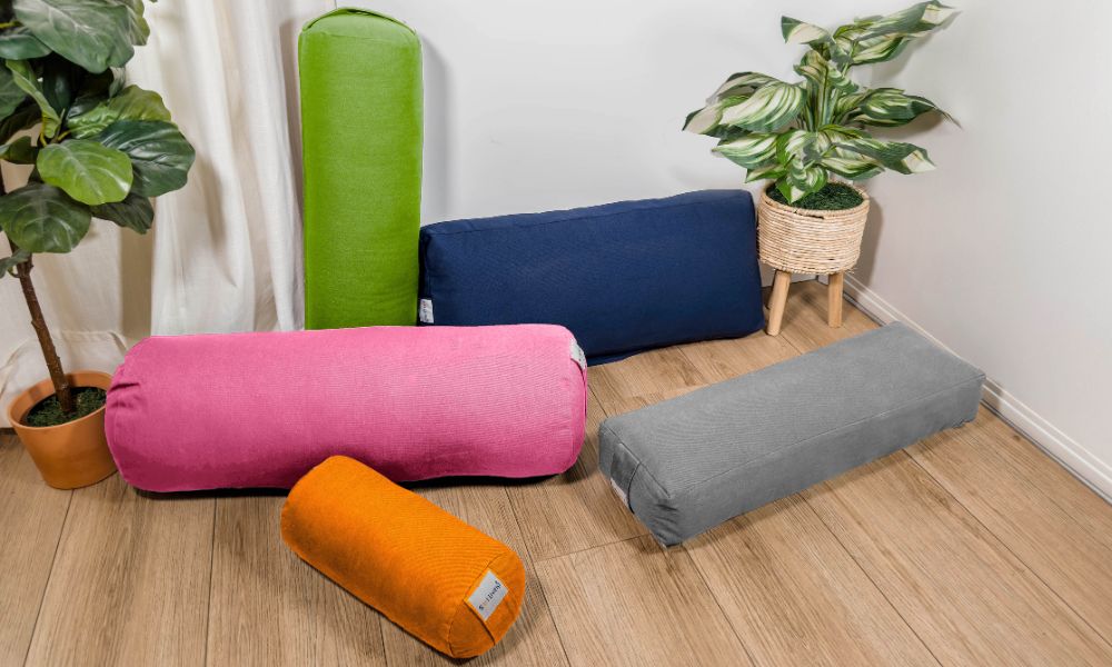 Pranayama Yoga Bolster Meditation Pillow - Cylindrical - 26 x 8 x 8