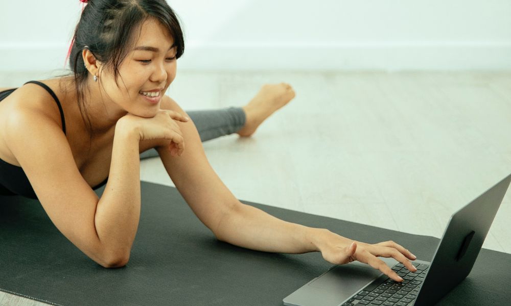 yoga for working from home