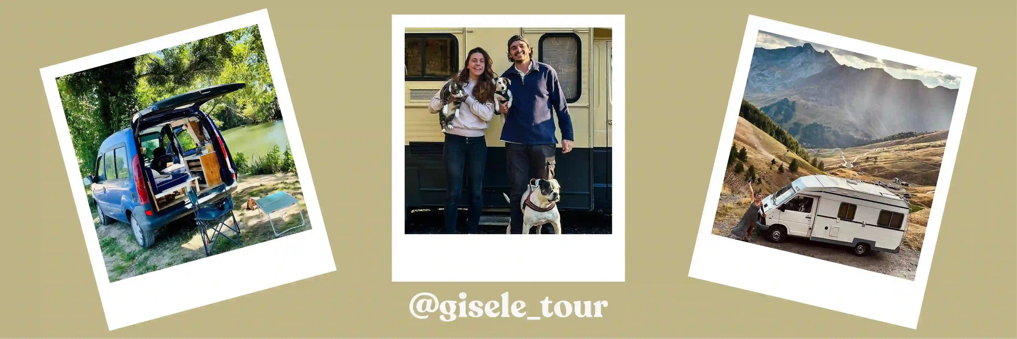 Gisele Tour - 15 Vanlifers à suivre sur Instagram en 2024 - blog