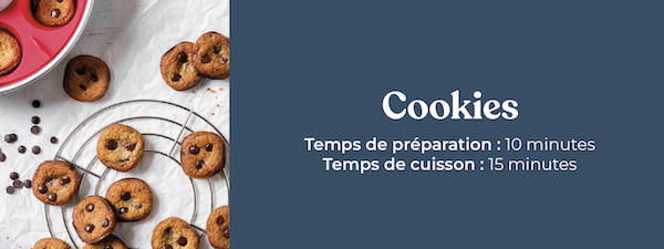 Cookies aux pépites de chocolat 