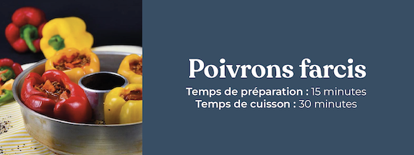 Recette poivrons farcis 