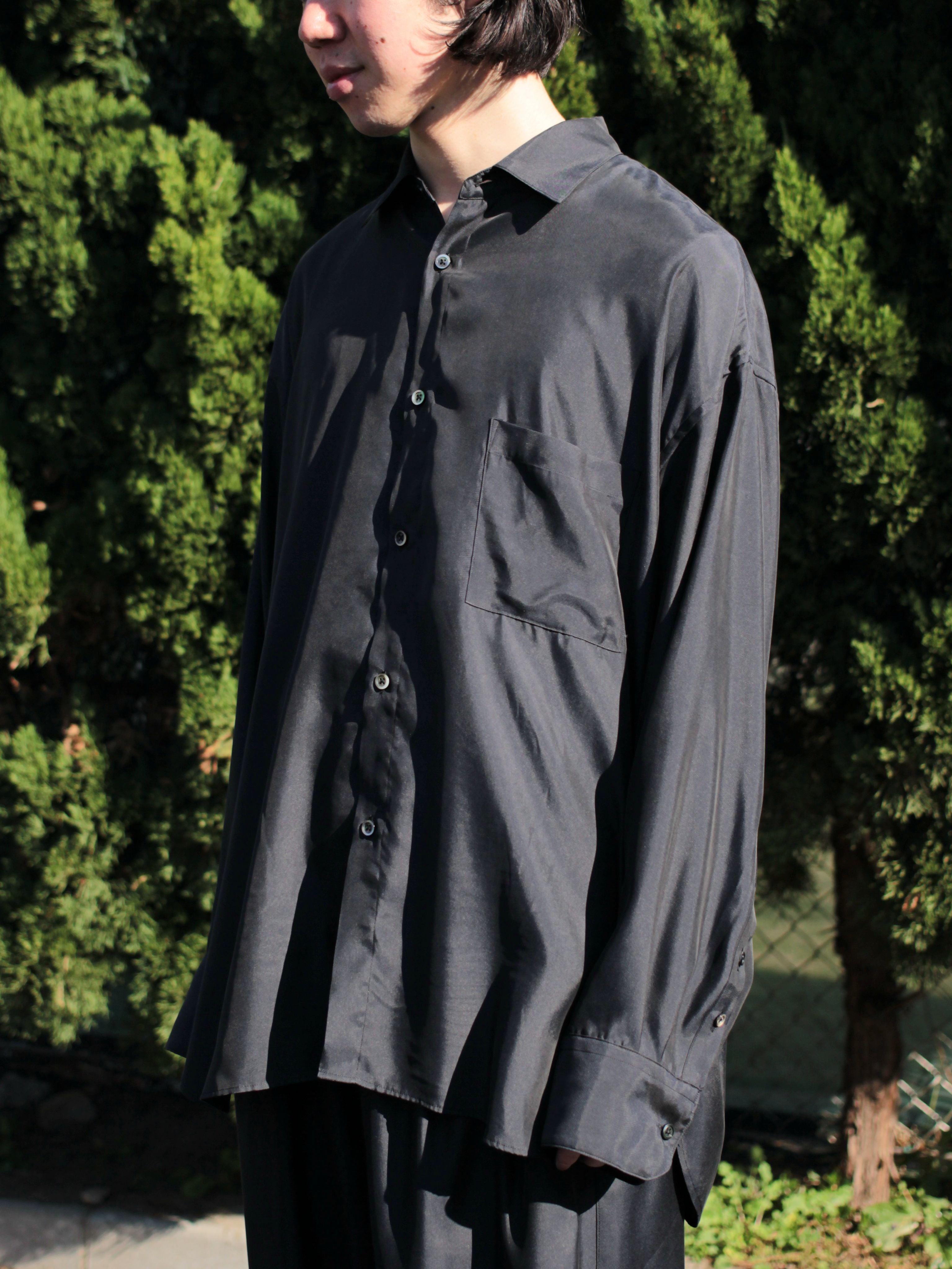 stein - OVERSIZED CUPRO LS SHIRT / S 在庫処分セール 49.0%割引