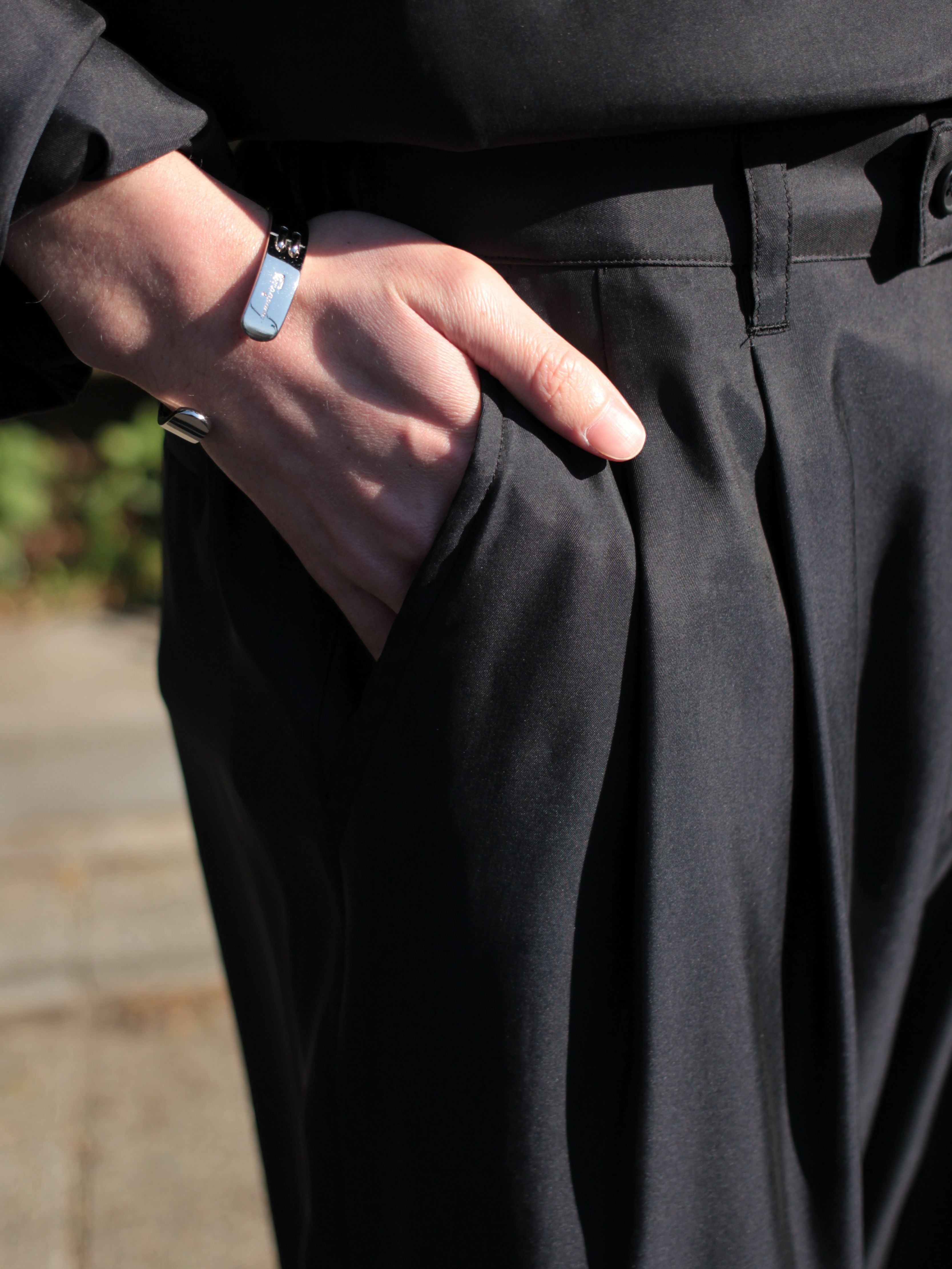 極希少】stein 21ss CUPRO WIDE TROUSERS 黒 | knowhowtrg.com