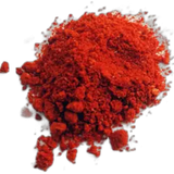 Bright red pile of Magnesium Citrate