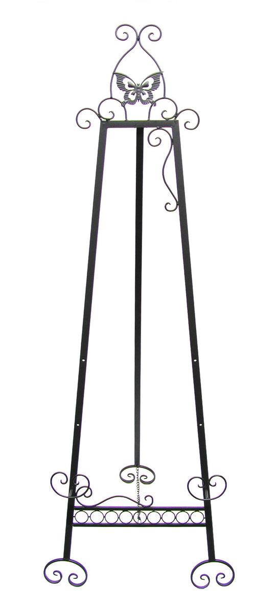 Metal 3 Legs Easel Stand with Half Circles Shape Top / DesignStyles