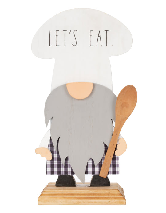 Chef Gnome with wooden spoon / Kitchen decor / Idea gift for mom - Shop  DollsandGnomes Aprons - Pinkoi