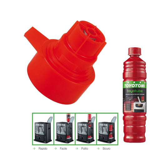 Single-dose liquid fuel refill for Zibro Toyotube portable stoves