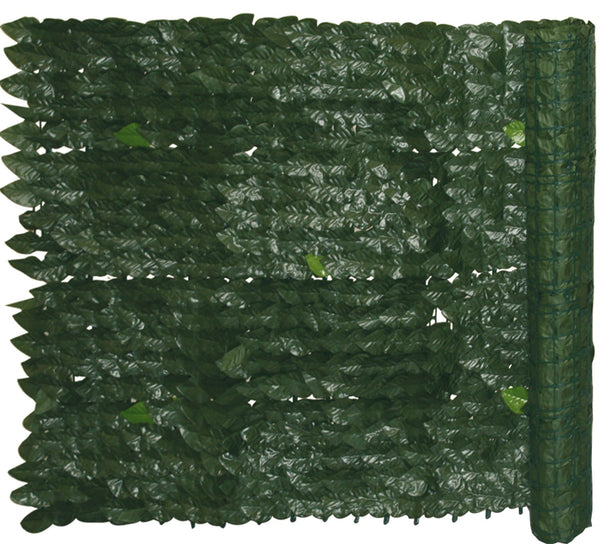 Siepe Sintetica Edera Basic con foglia edera Verde 1,5x3M Garden Delux