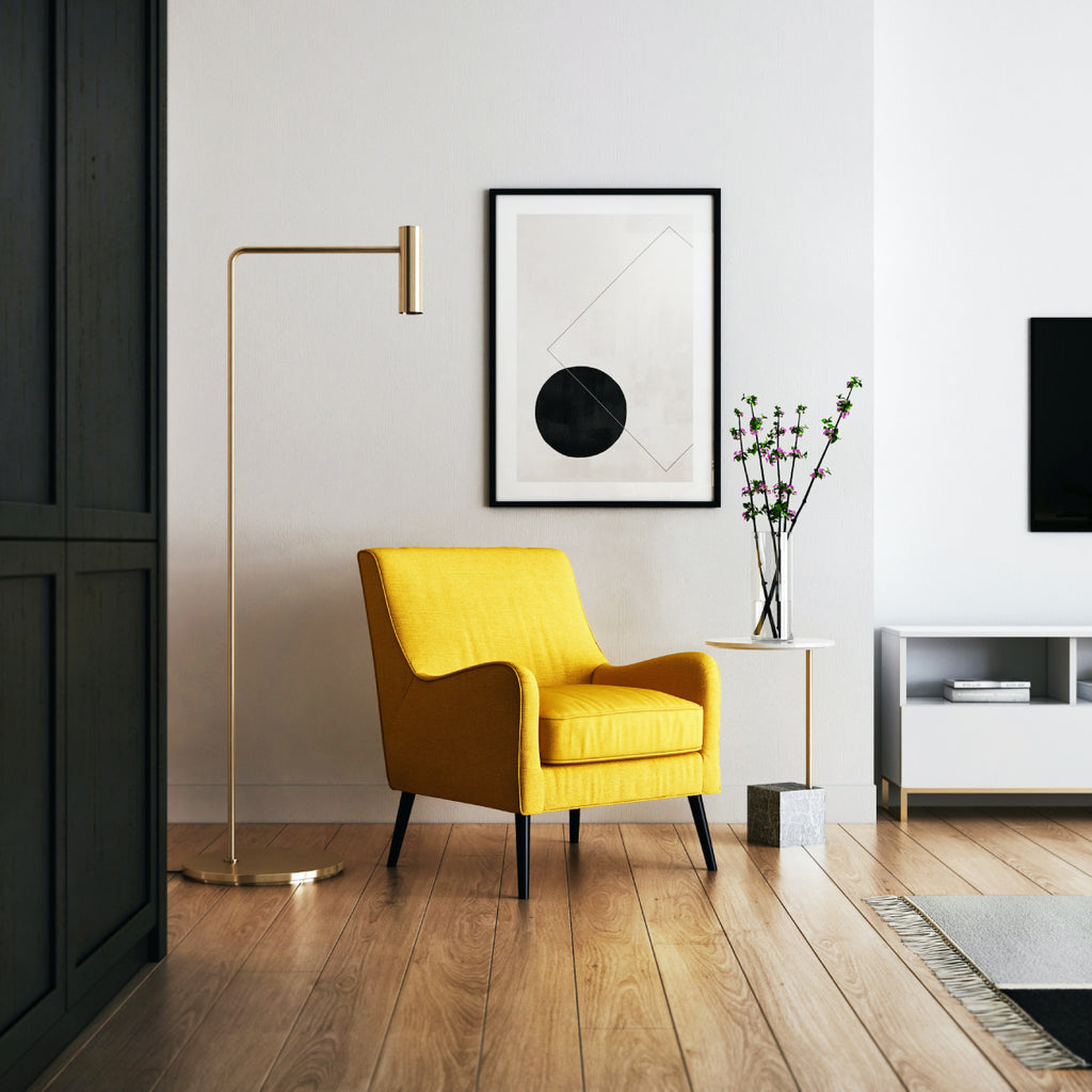 decoración de interiores con muebles de color