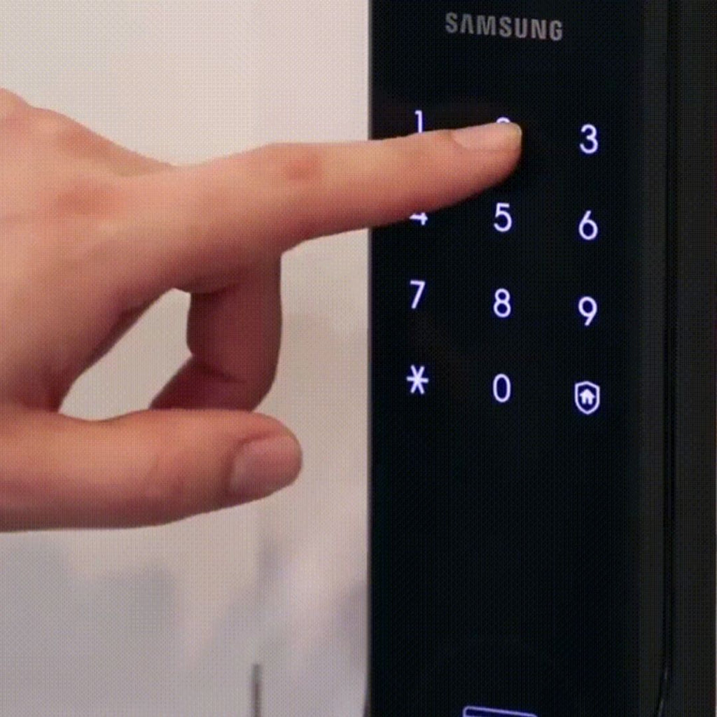 cerradura digital samsung con contraseña numérica