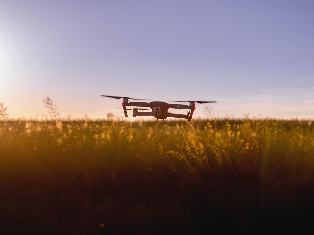 Dron utilizado en Agrotech, una tendencia necesaria para la sostenibilidad