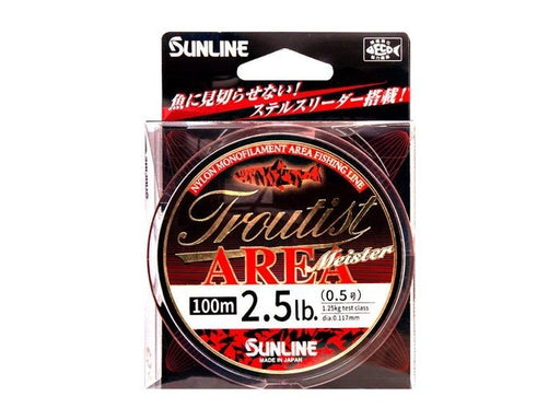 SUNLINE Troutisuto Darkness Nylon 150m #1.75 8lb Fishing Line Unisex NEW