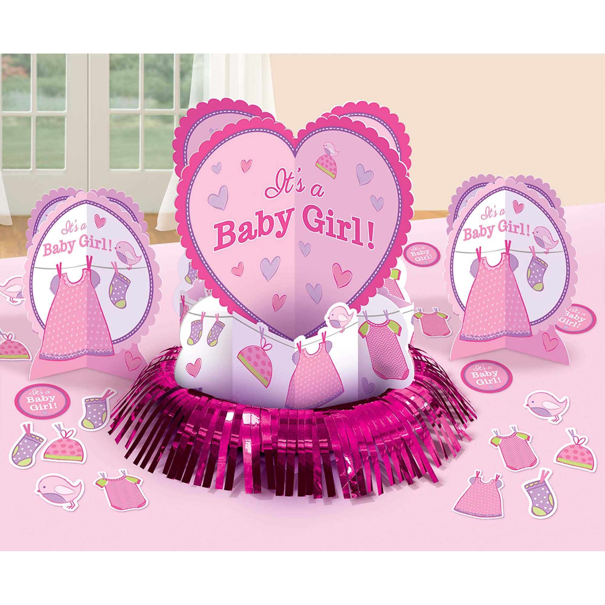 Shower With Love Girl Table Decorating Kit