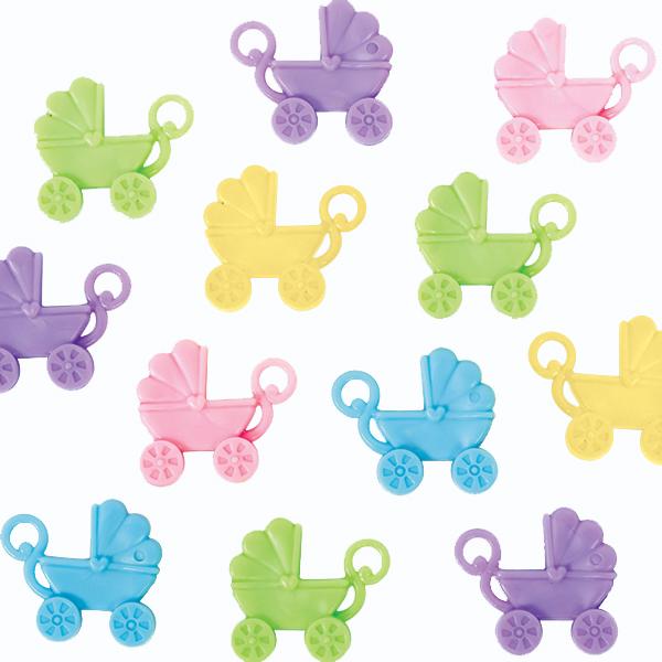 Multi-colored Safety Pins Baby Shower Favors